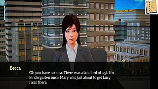 3D animated adult visual novel with anime-style characters