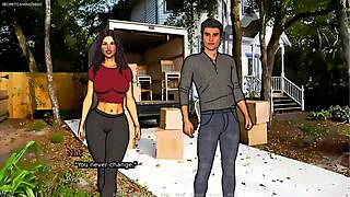 3D game of a wife's love for interracial sex
