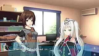 Beautiful princess in Busty Hentai game Princess X Fan Disc episode 13: Roommate’s secret desire