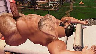Lucky resort masseuse craves Cam Heyward's huge cock deep inside her tight body