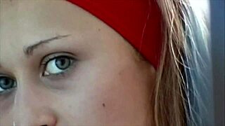 blonde teen spies on lesbian stepsisters fingering and licking