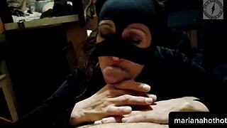Gay porn video with an Argentinian man eating pizza