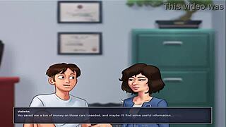 Summer time saga unc part 32 is an animated hentai game with a dating sim element
