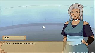 Animated porn with Korra tits from Four element trainer book 5 slave part 13