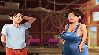 Cartoon porn with big tits and monster cock - Summer time saga