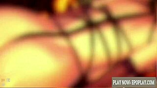 3D animated big breast hentai with oral and anal sex
