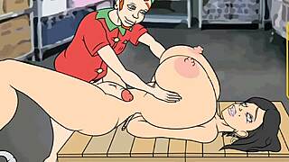 Hey, wo ist die Milch? Mrs. Megamounds und ihre massiven Titten warten auf Action!