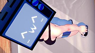 टीवी वुमन स्पोर्टी आउटफिट में क्विक सेक्स लोल