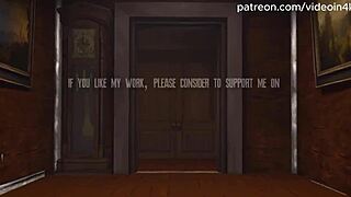 Wow, Futa Excella testet riesigen Schwanz an Jill Valentine!