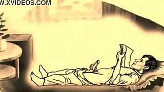 Vintage erotische tekeningen plagen met retro charme en verborgen verlangens