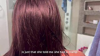 İnek oğlanlar üvey anneyle vahşi üçlü yapıyor