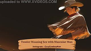 Kaslı adamla yumuşak inlemeli seks