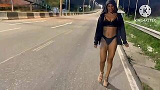 Casadaが公共の場でVia Lightライブでハードにヤる！