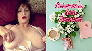 Hei, haluutko nähdä, kun tämä kuuma metallimummo dildottaa itseään kovaan orgasmiin?