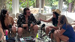 Izgalmasan cirkálok Abi James-szel és Sunni Daize-zel vad szexben