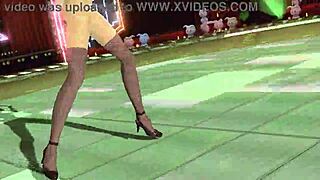 ฮัตสึเนะ มิกุ ในชุดกระต่ายเปลือย โมดเต็มสำหรับโปรเจกต์ ดิวา