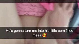 Эй, хочешь увидеть, как эта изменяющая милф получает кремпай на Snapchat?