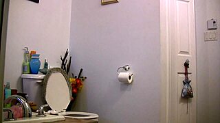 smoking a cig on the toilet, pure blonde babe bliss