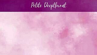 Slem jente presser grensene med grov kvelning og facial