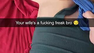 real snapchat interview where this beautiful submissive whore begs for creampies on her monster cock