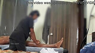 Ukryta kamera łapie niegrzeczne zakończenie masażu