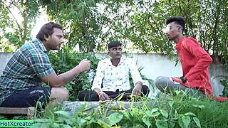 Desi wife bent over, repaying husband's debt with rough ranch action