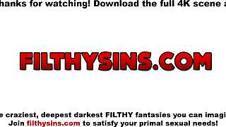 Stesøster Queenie Sateen 18+ vil leke med stesøskens pikk