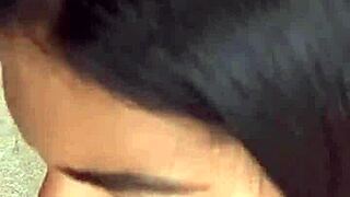 Skutečný pár sere v horách se špinavým kecem, sténáním a velkými kouři