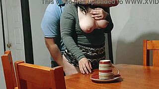 do you think you could fuck your stepmother while she's clearing the table like i did in this rough roleplay?