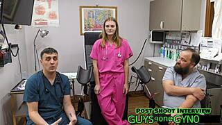 Erkek bakire dişi doktor Tyler Lynn tarafından aşağılanıyor Kanada