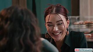 you love fucking your tgirl college girlfriend right in her cafe don't you