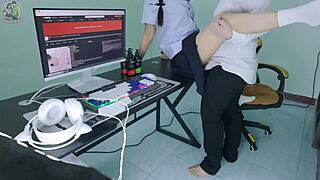 น้องไทยใส่ชุดนักเรียน18+โดนรุ่นพี่เย็ดหนักครางไทยชัด