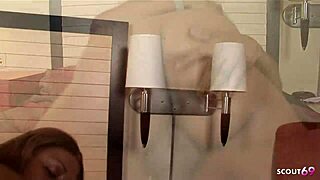 Chubby Black BBW Mature Gapes on Midget's Fat Cock