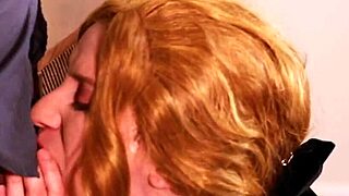 British Redhead Student Nurse Sucks Patient's Cock in Hospital