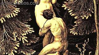 Vintage Erotikzeichnungen retro antik sexy Posen