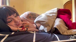 zne taboo faking as my stepbro's girlfriend janys rides cock in free scene