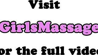 busty masseuse seduces client with oral tits tribbing lesbian fantasy