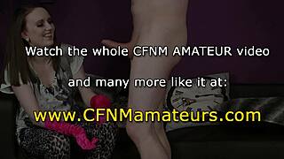 Clothed British Cougar Milf Jerks Big Cock HD