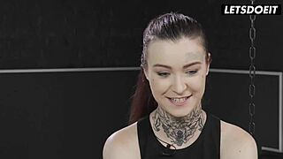 tabitha's bbc anal stuffing after interview pushes her limit atm