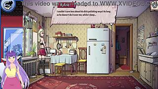 hot elf blonde with big tits in souper game?