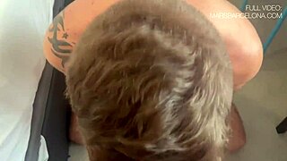 Are you licking luca venere's big cock and balls?