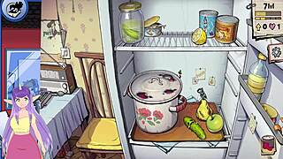 hot elf blonde with big tits in souper game?