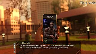 Stunning brunette talks about old days