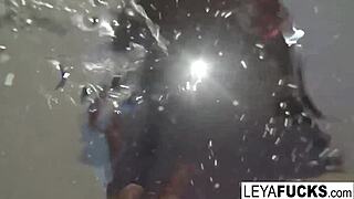 Leya Falcon's Ass In The Shower?