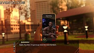 Stunning brunette talks about old days