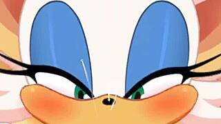 Rouge Sucks Cock And Swallows Cum During Anal Fucking