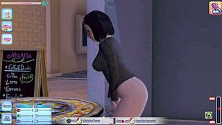 Feeling intense pleasure in hentai beach resort with blowjob