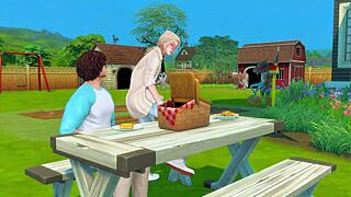 Stepbrother craves huge dick and rough facefuck in wild anime sims!