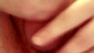 Couple explores first cum with masturbation and cock