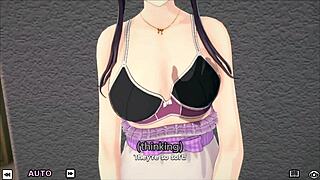 Special Harem Class with Violet in Anime Classroom